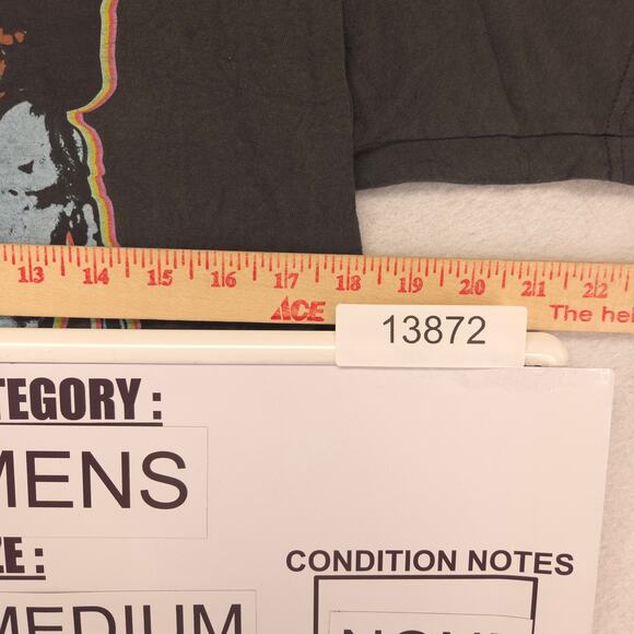 Jimi Hendrix Band Crew Neck Short Sleeve Graphic T Shirt Mens Size M Black - Picture 7 of 9